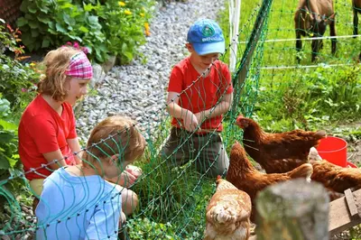 Gäste, die in der Unterkunft Kinderbauernhof übernachten