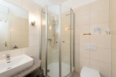 Ein Badezimmer in der Unterkunft Birkenhof - Schimek