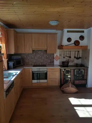 Küche/Küchenzeile in der Unterkunft Montafon Alpen Chalet