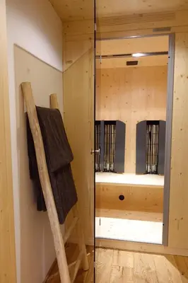 Ein Badezimmer in der Unterkunft Lodge 5