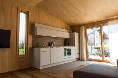 Küche/Küchenzeile in der Unterkunft Lodge 5