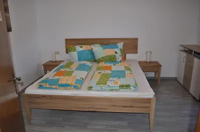 Ein Bett oder Betten in einem Zimmer der Unterkunft Ferienwohnung Rudigier Elke