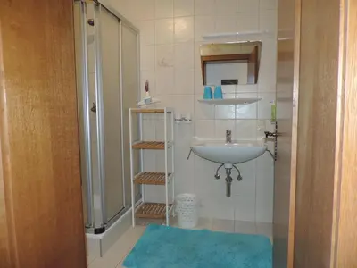 Ein Badezimmer in der Unterkunft Ferienwohnung Rudigier Elke