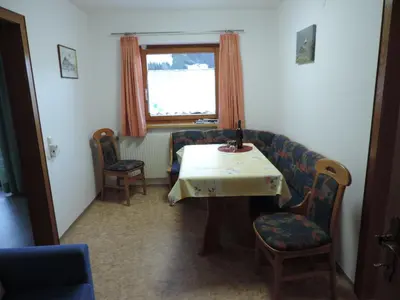 Ein Sitzbereich in der Unterkunft Ferienwohnung Rudigier Elke