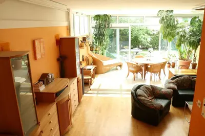 Ein Sitzbereich in der Unterkunft Dimai House No 31 Dornbirn Messe