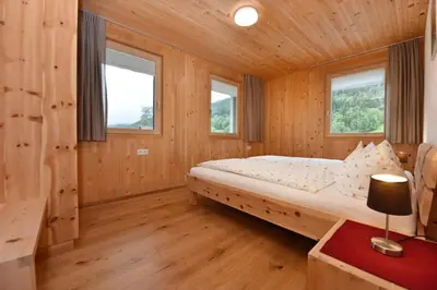 Ein Bett oder Betten in einem Zimmer der Unterkunft Ferienhof Felder