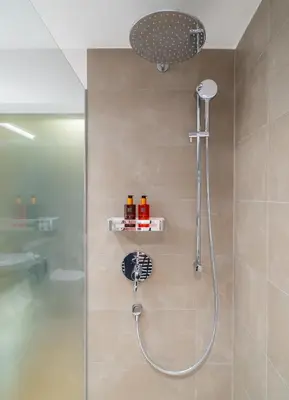 Ein Badezimmer in der Unterkunft Hotel Bergkristall Oberlech