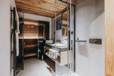Küche/Küchenzeile in der Unterkunft Balma Restaurant Suites