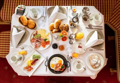 Essen im Hotel oder in der Nähe