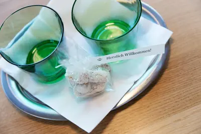 Getränke in der Unterkunft Krone Hittisau - Hotel & Restaurant im Bregenzerwald