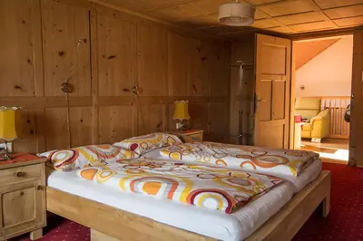 Ein Bett oder Betten in einem Zimmer der Unterkunft Ferienwohnung Sonnenhof