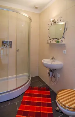 Ein Badezimmer in der Unterkunft Ferienwohnung Sonnenhof