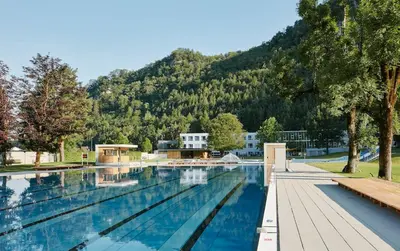 Der Swimmingpool an oder in der Nähe von Val Blu Sport | Hotel | SPA