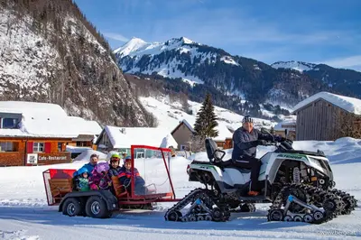 Alpen Hotel Post im Winter