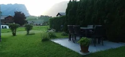 Ein Garten an der Unterkunft Urlaub bei Moses
