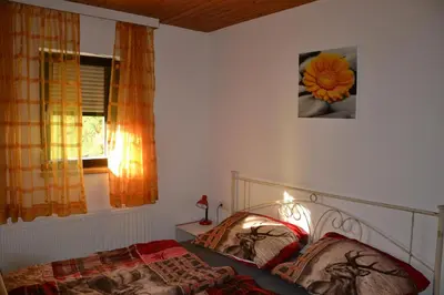 Ein Bett oder Betten in einem Zimmer der Unterkunft Ruhepol