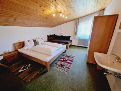 Ein Bett oder Betten in einem Zimmer der Unterkunft Haus Rätikon