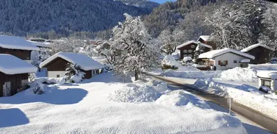 Haus Rätikon im Winter