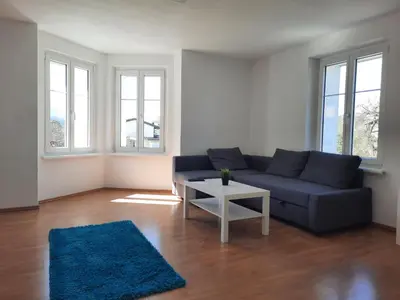 Ein Sitzbereich in der Unterkunft Green Hill Apartments - Feldkirch
