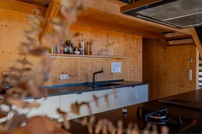 Küche/Küchenzeile in der Unterkunft Reichart Apartment