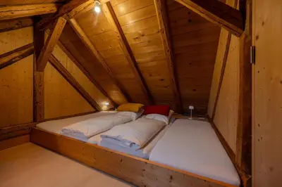 Ein Bett oder Betten in einem Zimmer der Unterkunft Reichart Apartment