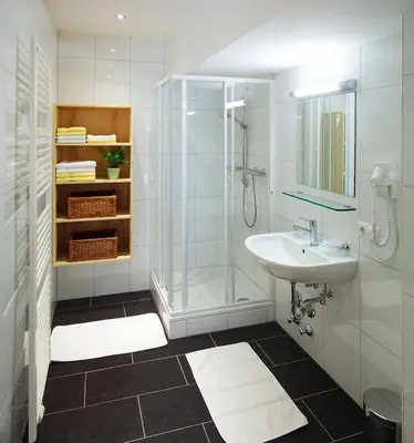 Ein Badezimmer in der Unterkunft Biotel Bertel Naturappartements