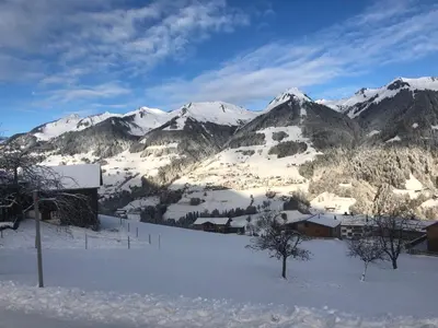 Appartement Bergblick im Winter