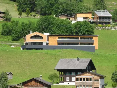 Das Gebäude in dem sich die Ferienwohnung befindet