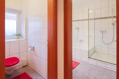 Ein Badezimmer in der Unterkunft Berghof Vöglerbrand