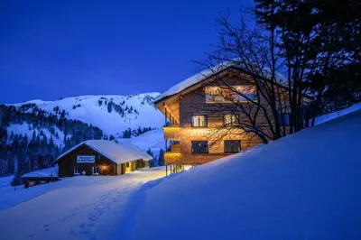 Almstüble Bergfrieden im Winter