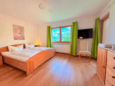 Ein Bett oder Betten in einem Zimmer der Unterkunft Wiesen Appartment