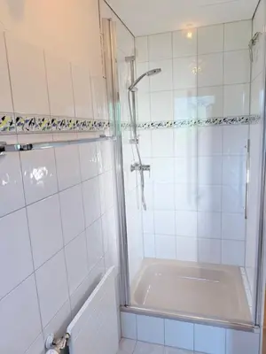 Ein Badezimmer in der Unterkunft Wiesen Appartment