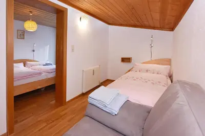 Ein Bett oder Betten in einem Zimmer der Unterkunft Haus Bahl
