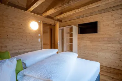 Ein Bett oder Betten in einem Zimmer der Unterkunft Willihof