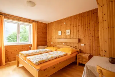 Ein Bett oder Betten in einem Zimmer der Unterkunft Ferienhaus Zech