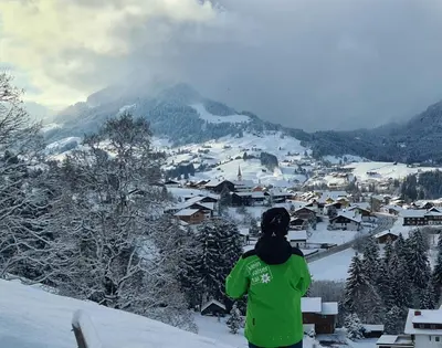 Haus Alpenglück im Winter