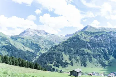 Naturlandschaft in der Nähe des Aparthotels