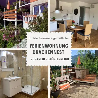 Grundriss der Unterkunft Ferienwohnung Drachennest mit Sonnenterrasse