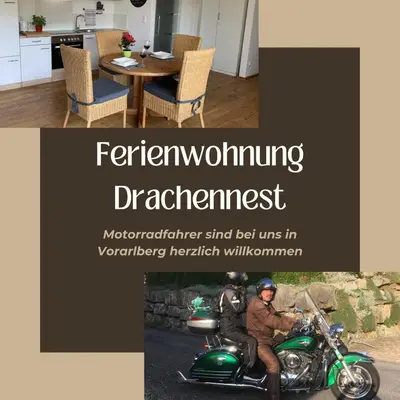 Grundriss der Unterkunft Ferienwohnung Drachennest mit Sonnenterrasse