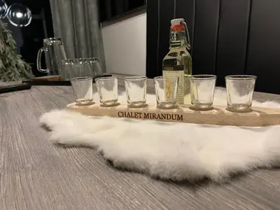 Getränke in der Unterkunft Chalet Mirandum Apartments Vandans