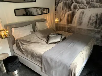 Ein Bett oder Betten in einem Zimmer der Unterkunft Chalet Mirandum Apartments Vandans