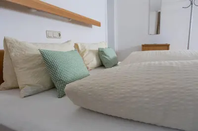Ein Bett oder Betten in einem Zimmer der Unterkunft Haus Theresia