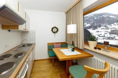 Küche/Küchenzeile in der Unterkunft Haus Theresia
