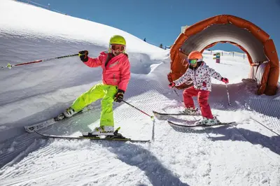 Skifahren im Hotel oder in der Nähe
