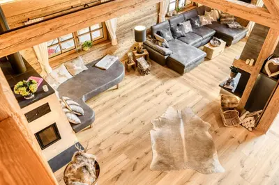 Ein Sitzbereich in der Unterkunft Chalet GM - Gesamtes Haus by A-Appartments