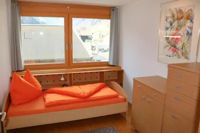 Ein Sitzbereich in der Unterkunft Appartment Moosbrugger