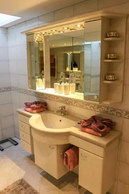 Ein Badezimmer in der Unterkunft Appartment Moosbrugger