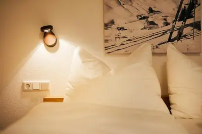 Ein Bett oder Betten in einem Zimmer der Unterkunft Landhaus Bergpanorama TOP 7