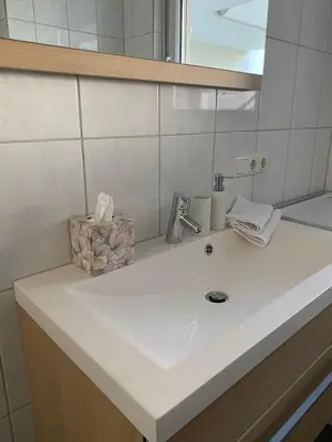 Ein Badezimmer in der Unterkunft Ferienwohnungen Christine