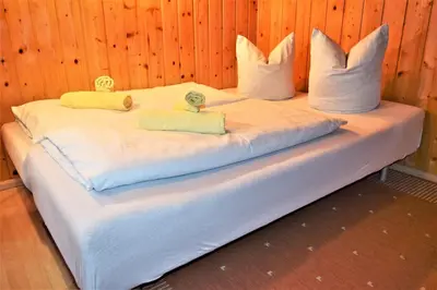 Ein Bett oder Betten in einem Zimmer der Unterkunft Haus Grassa